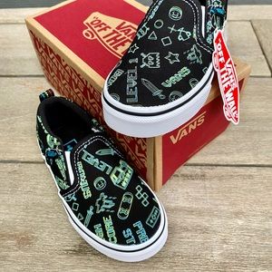New VANS Video Game Slip On Shoes
